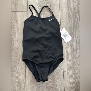 Nike Black and White Swimsuit